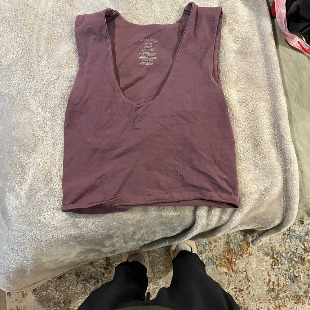 Women's Free Purple Tank Top, size M/L